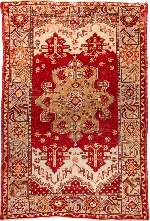 Vintage Oushak Area Rug (3' x 5')